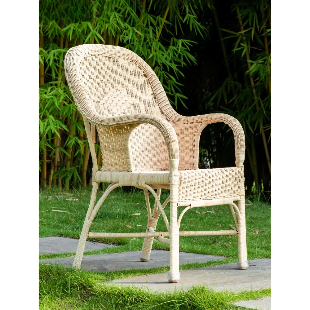 Liangshun Hanzhong rattan rattanchair, natural real rattachair, old manchair, rattanhair, back chai traditional old-fash