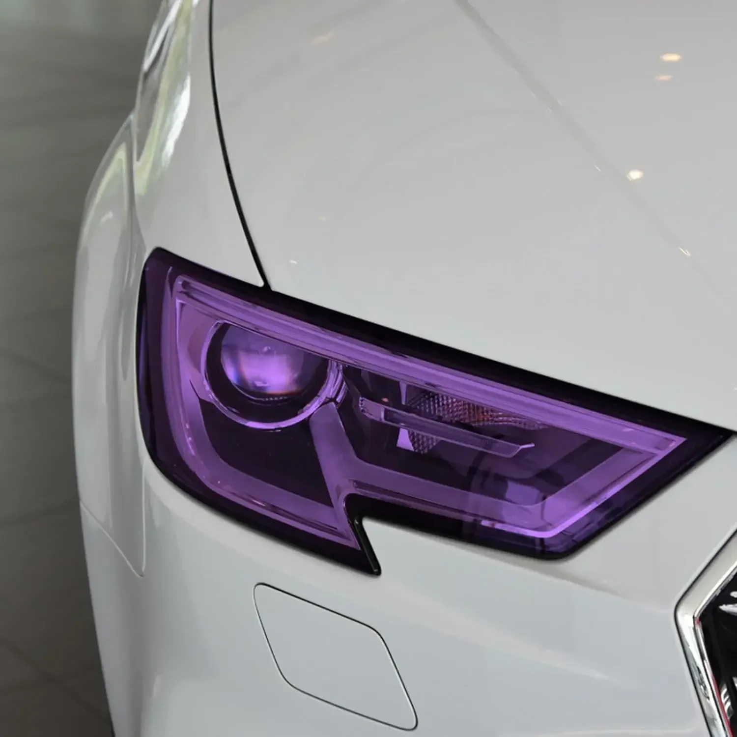 لفة ورق لاصق من الفينيل لمصباح السيارة الأمامي، فيلم لف الفينيل ذاتي الضوء الخلفي، فيلم فينيل خفيف الضباب ذاتي اللصق