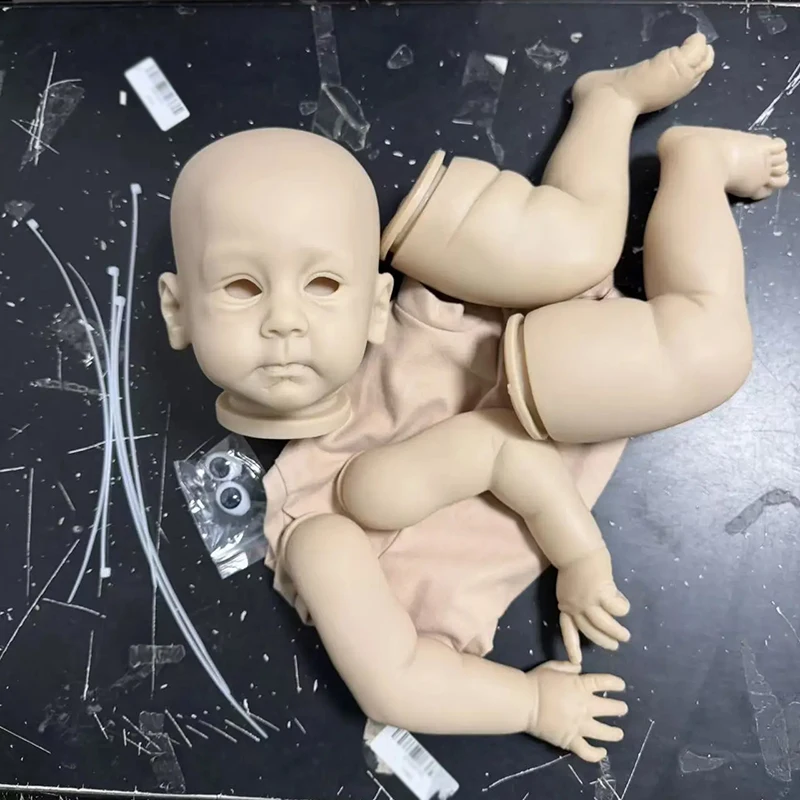23Inch Already Painted Kits/Unpainted Kits Reborn Huxley Doll Kit Soft Touch Fresh Color DIY Doll Parts With Cloth Body