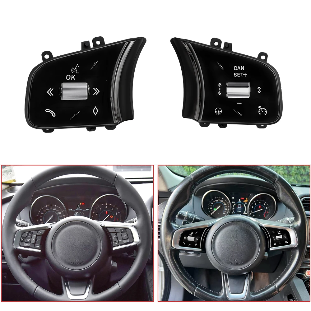 Old To New Automotive Electronics Steering Wheel button For Jaguar XE XEL F-PACE XF XFL 2016-2019