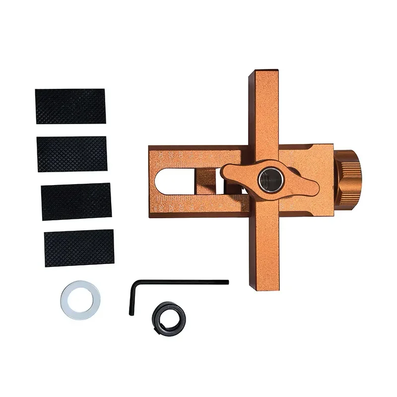 Aluminum Alloy Cabinet Door Installation Fixture Widening Thickening Multi-functional Positioning Tool for Hanging Cupboard