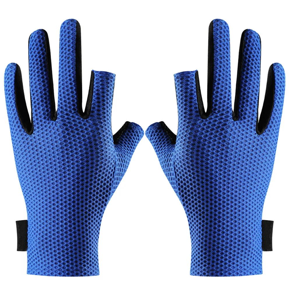 زوج واحد من قفازات الحماية من الشمس خفيفة الوزن من جل السيليكا والحرير الجليدي ومضادة للارتداء وقابلة للتنفس وقابلة للتمدد قفازات رياضية خارجية لركوب الدراجات #4