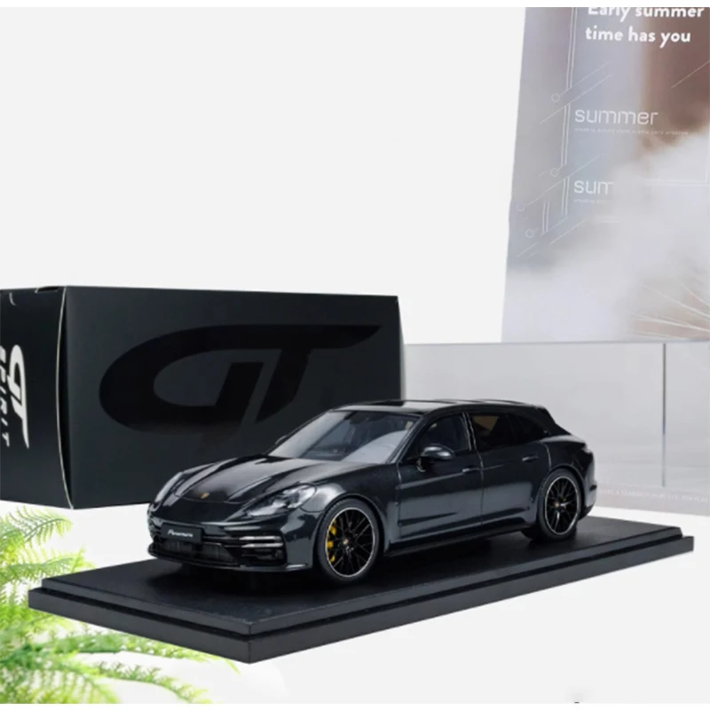 Original 1:18 Scale Porsche Panamera Turbo S Simulation Resin Car Model Static Display Collectible Toy Gift Souvenir Decration