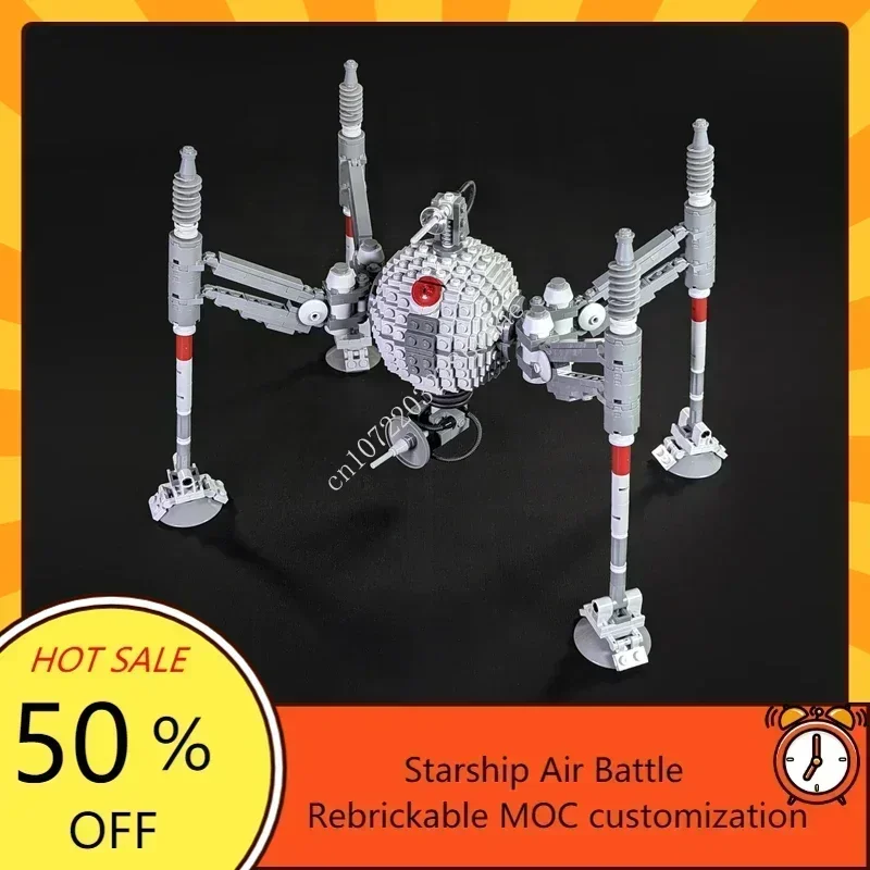 

756 шт. MOC Space Battle Homing Spider Droid OG-9 модель на заказ головоломка технология DIY творческая сборка игрушки подарки для детей