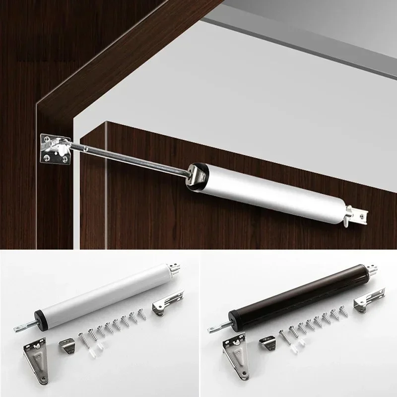 Adjustable Pneumatic Door Closer Automatic Spring Door Closers 100 Degrees Within Positioning Stop Buffer Door Closing Device