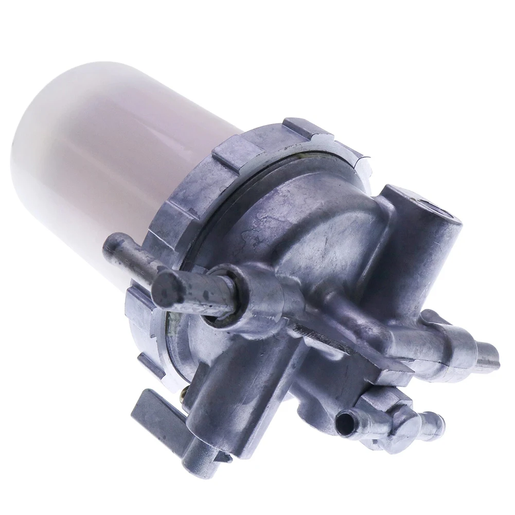 Construction Engine Part Fuel Filter Assembly For Routine Maintenance Manual Operation Lever Semi-transparent Bowl