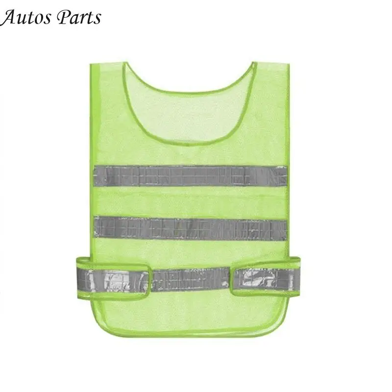 

57BA High Visibility Reflective Vest Yellow Reflective Vest Lightweight Breathable Vest for Car Safety Stay Safe on the Road
