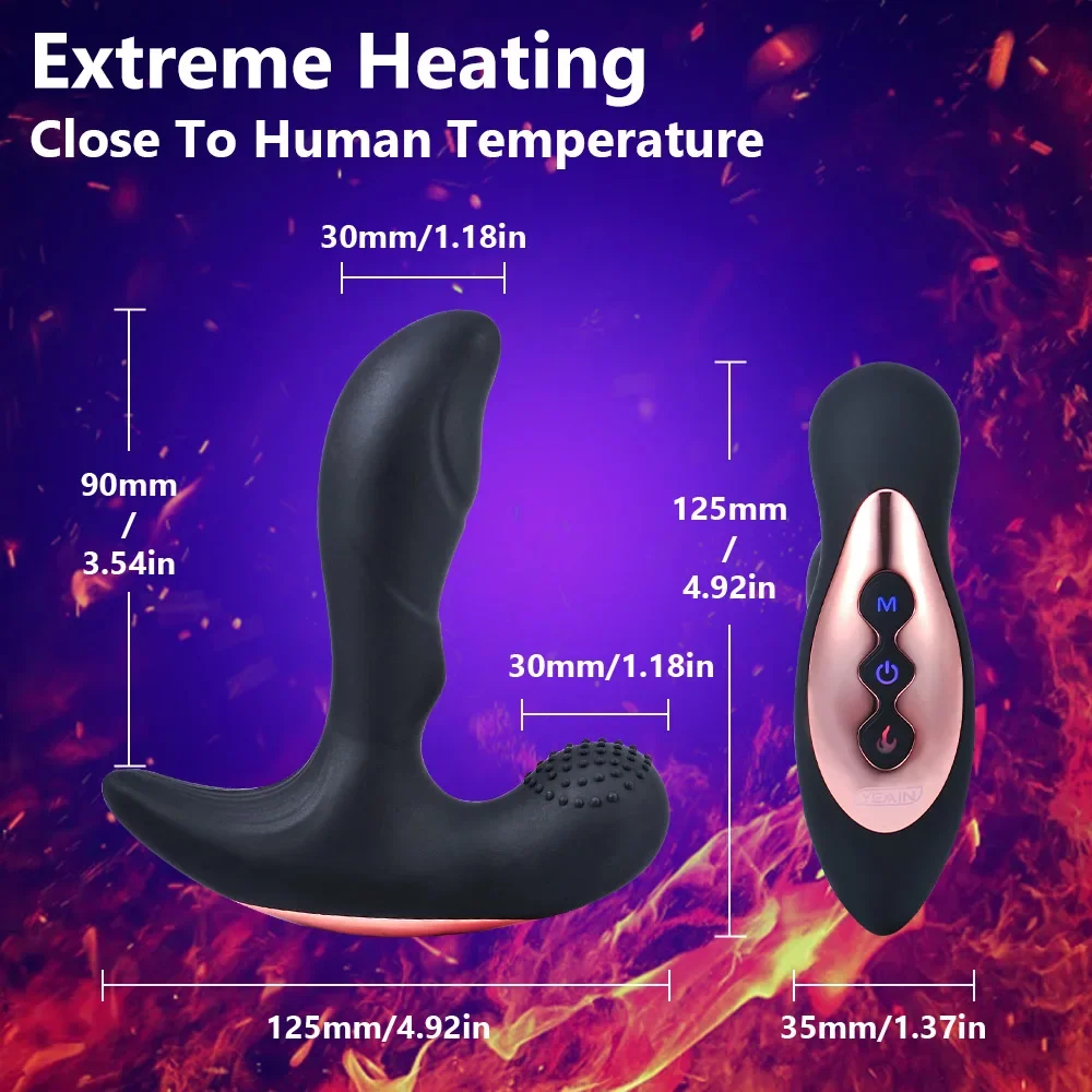 Mannelijke Prostaat Massage Telescopische Trillingen Draadloze 10 Modi Siliconen Anale Butt Plug Vibrator Speeltjes voor Mannen Volwassen Speelgoed 18 +