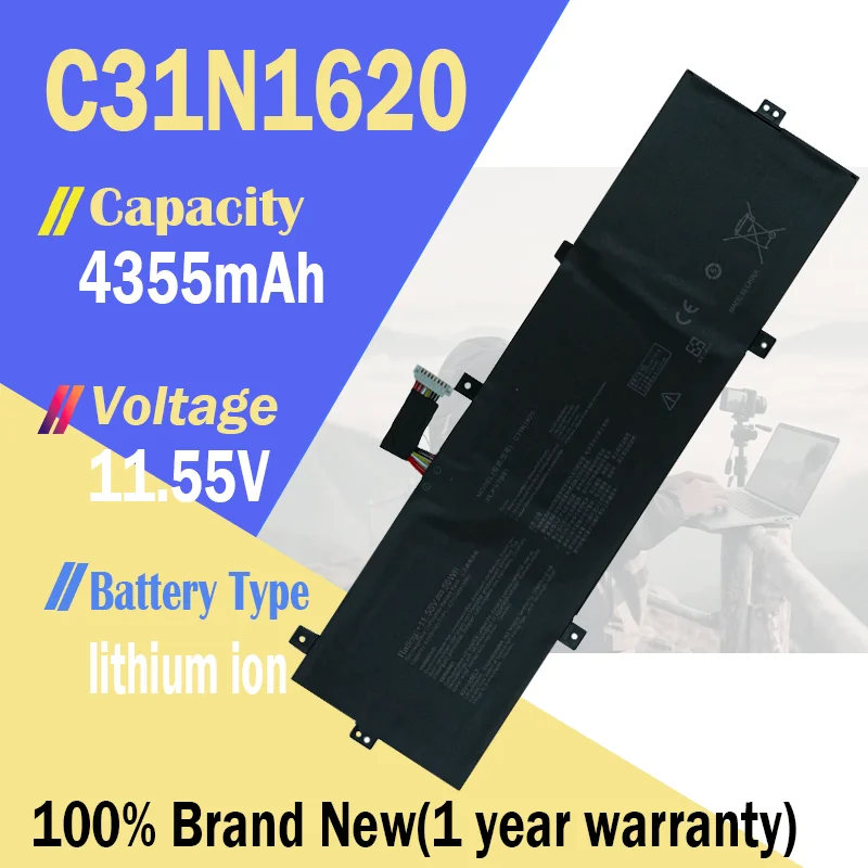 C31N1620 11,55 v batería del ordenador portátil para Asus Zenbook UX430 UX430U UX430UA UX430UAR UX430UN UX430UNR UX430UQ U4100UN 0B200-0237000