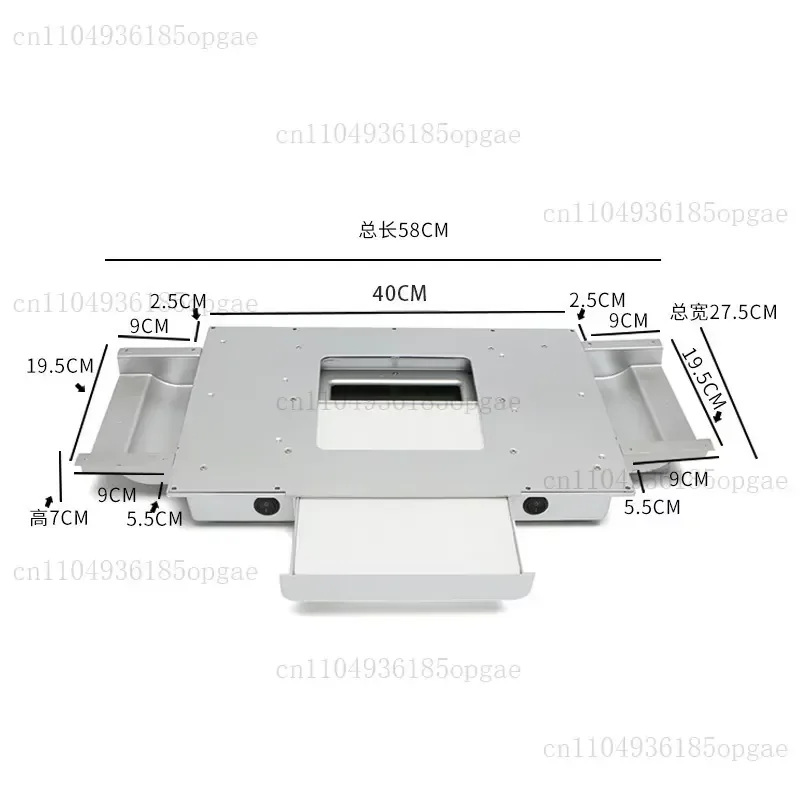Cross-border Wholesale, Desktop Embedded Vacuum Cleaner 100W High Power, Dust Filter
