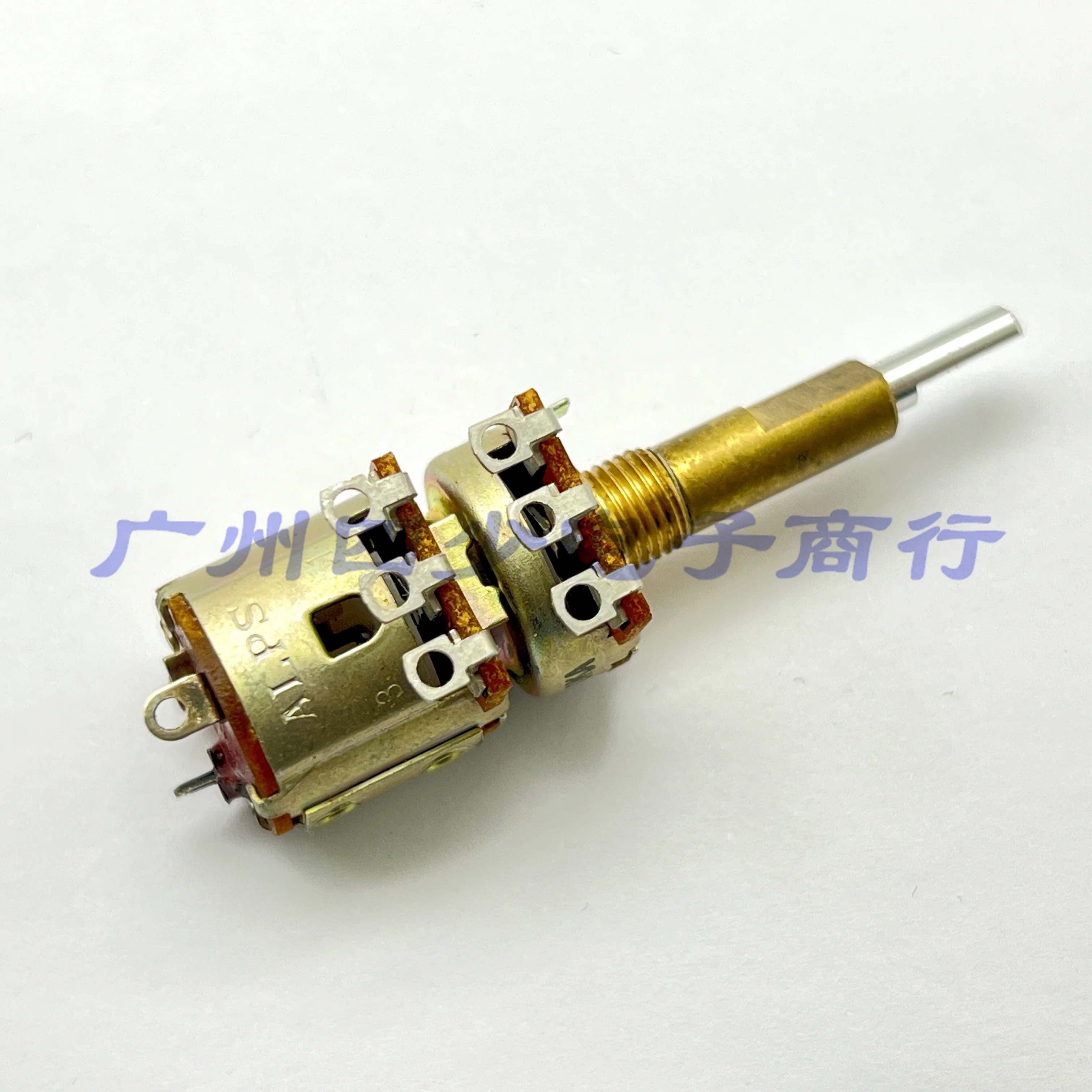 1 piece of Japanese ALPS 16 type dual axis dual adjustable rotary potentiometer with switch dual link A50K/B50K bent foot