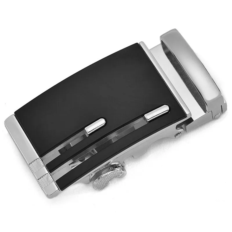 Fibbia per cintura in lega da 3,5 cm per uomo - Fibbia con chiusura automatica antigraffio, accessorio di ricambio per cintura di facile installazione