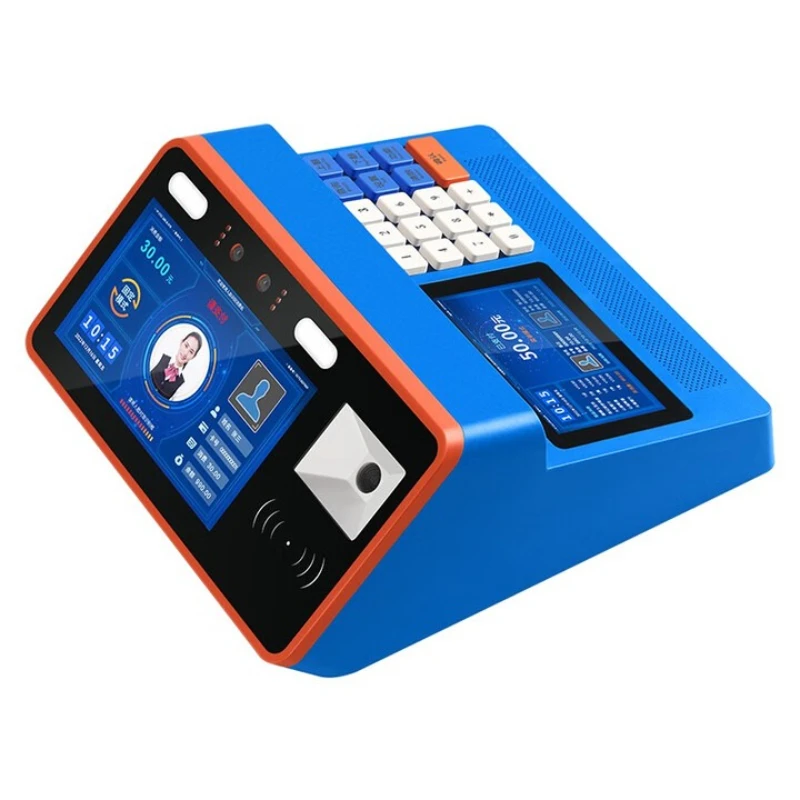 

Desktop facial recognition consumer bot manipulation face vending machine canteen card swiping machine school factory canteen