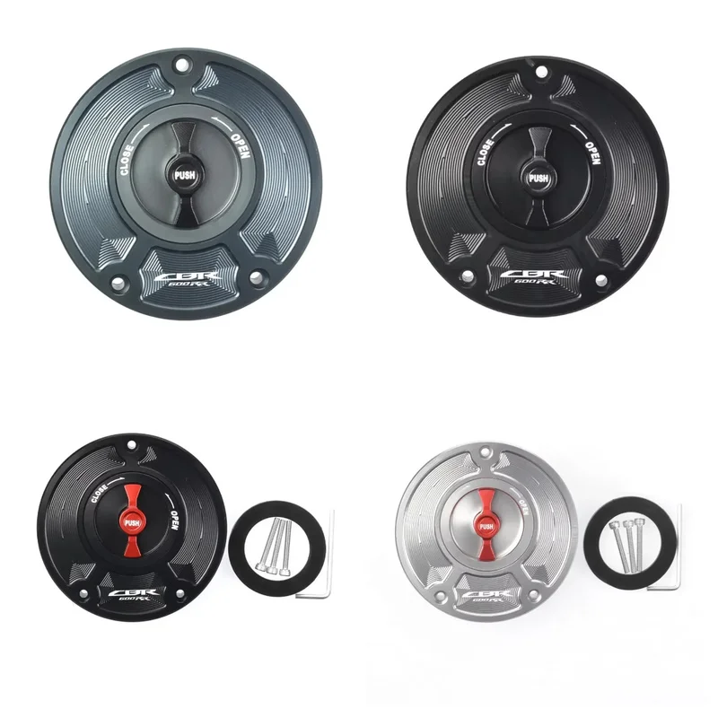 Motorcycle Keyless Motorcycle Gas Cap Fuel Tank Cap Cover For Honda CBR600RR CBR 600RR CBR600 RR 2003 to up