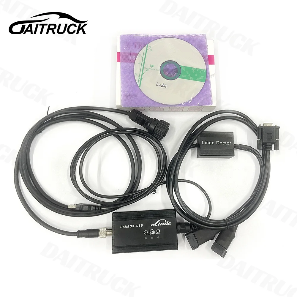 New pathfind software for linde forklift diagnostic scanner tool linde 4 pin Adapter linde canbox doctor