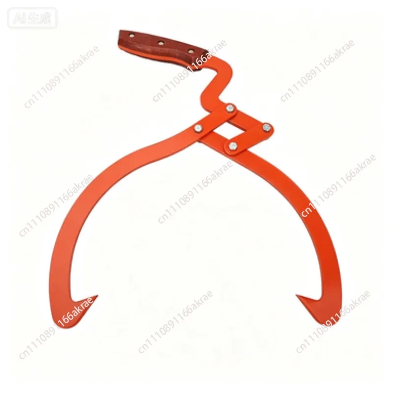 for Wooden handle multi-functional labor-saving lifting clip, hanging wood hook, pulling wood and grabbing clip firewood hook