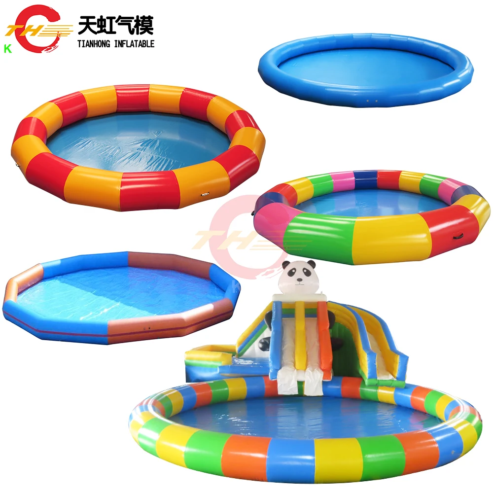 Free Door Shipping 10m Dia Inflatable Swimming Pool Round Inflatable Water Pools for Sale