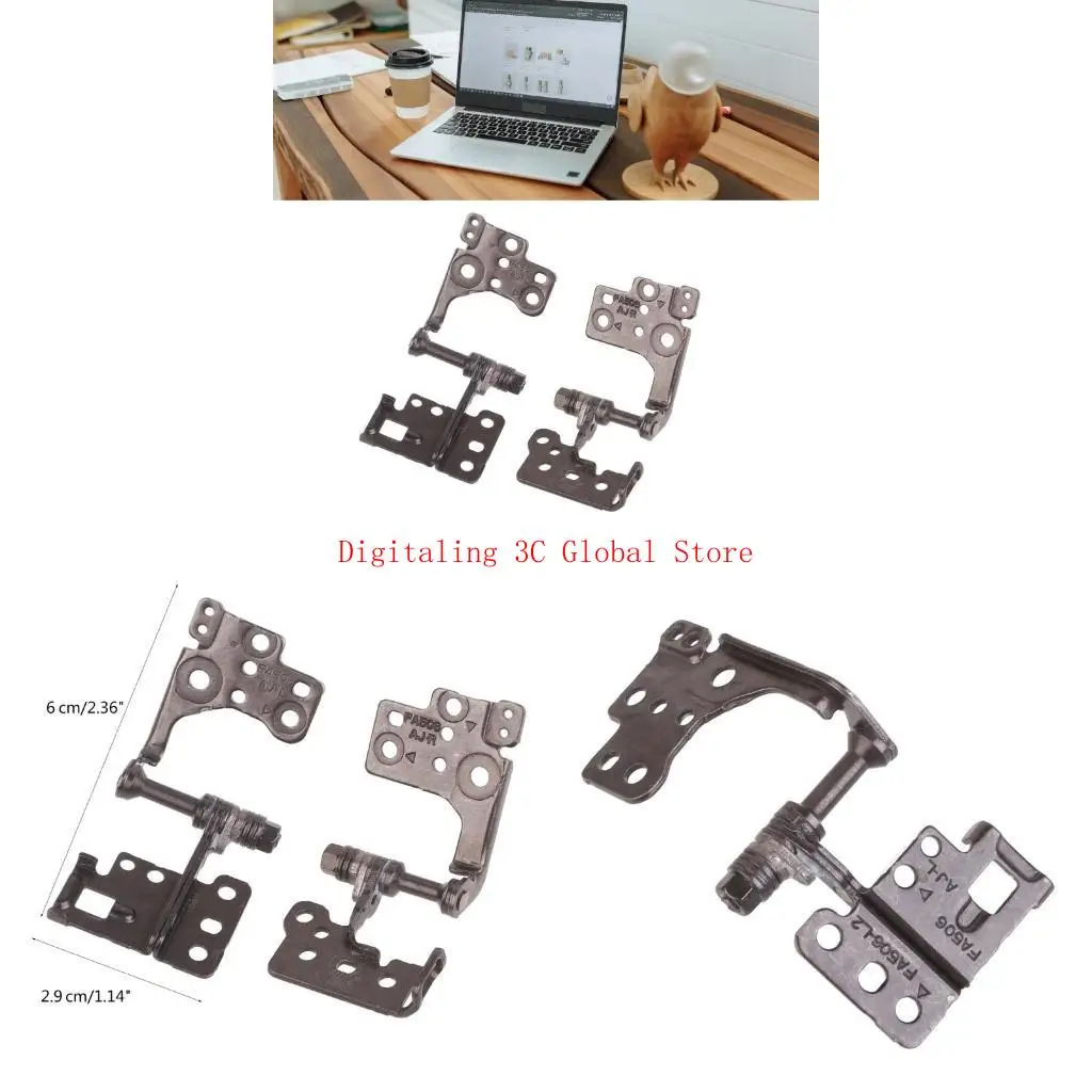 

1 Pair Laptop LCD Screen Hinges LCD Hinges Bracket Left+Right Set for X506 FA506