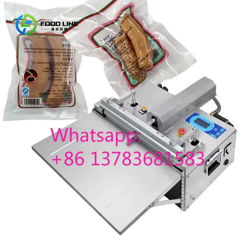 

Multi-function Sausage Desktop External Vaccum Sealer Vacuum Packing Machines Tabletop Nozzle Type with Nitrogen Fill Customized
