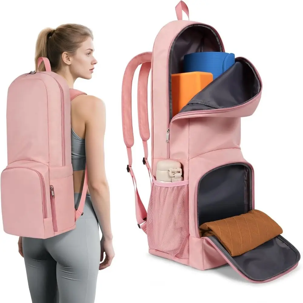 Waterproof Yoga Mat Bag Adjustable Shoulder Strap Fabric Sling Handle Mat Tote Bag Canvas Yoga Accessories Yoga Mat Carrier
