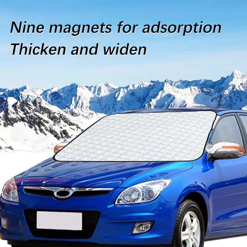 Magnetic Car Windshield Snow Cover Winter Ice-Frost Guard Sun Shade Protector For Hyundai  i30 Exterior Accessories