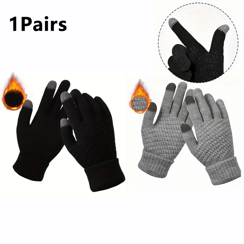 

New Winter Outdoor Skiing Gloves Touchscreen Compatible Thick Warm Sports Gloves for Men and Women