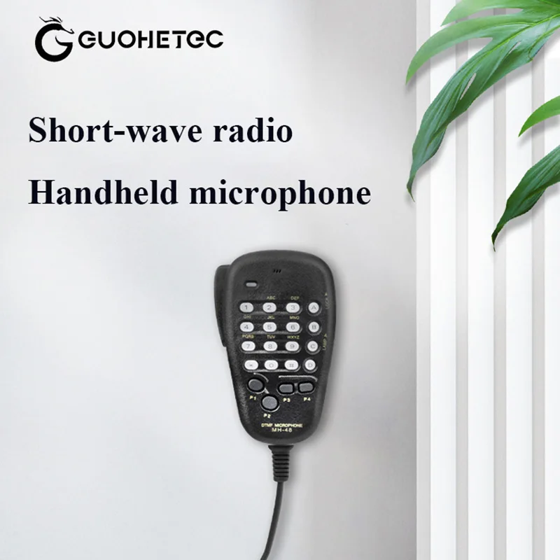 GUOHETEC Multifunctional Digital Hand Microphone For PMR-171/Q900 High Quality Short-wave Radio Handheld Microphone