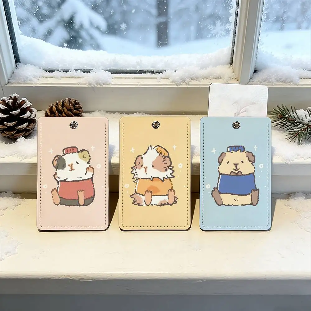 

Мультяшный хомяк, милый автобус, дом, карта доступа, защитный чехол, школьный прямоугольный брелок из искусственной кожи, удостоверение личности, бестселлеры