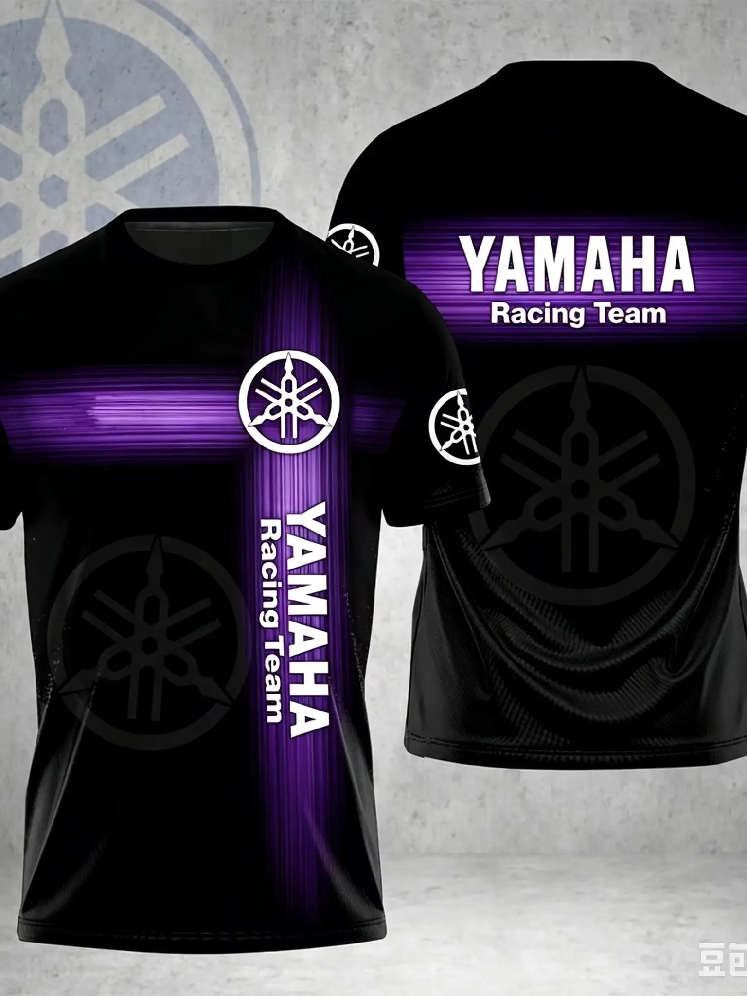 AliExpress Yamaha New YAMAHA 3D Motorcycle Short Sleeved Tee Men Casual Fashionable Top Oversized Breathable Quick Drying Racing Cycling Suit ﻿