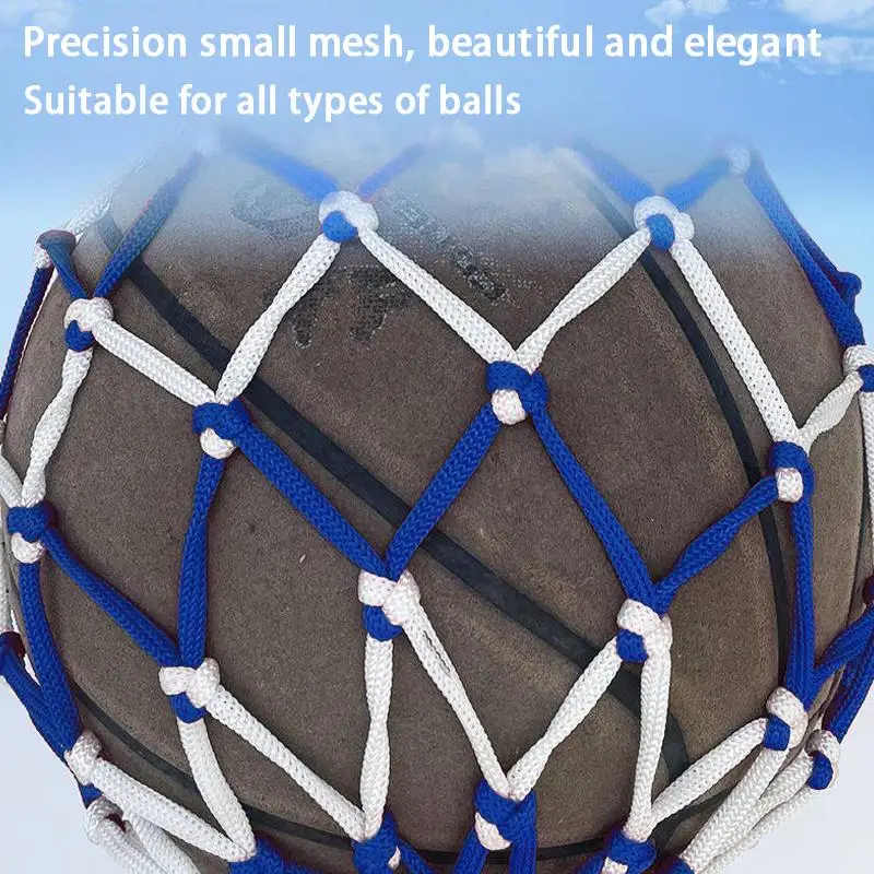 

Bold Nylon Soccer Ball Net Bag 1 Ball Capacity Portable Carry Pouch Strong Mesh Organizer for Training Match Gym Use
