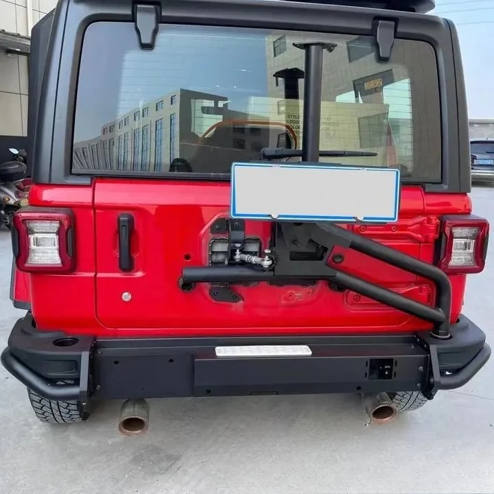 Bumper for 18-23 Jeep Wrangler AEV Rear Bar Modified Spare Track Rear Bar