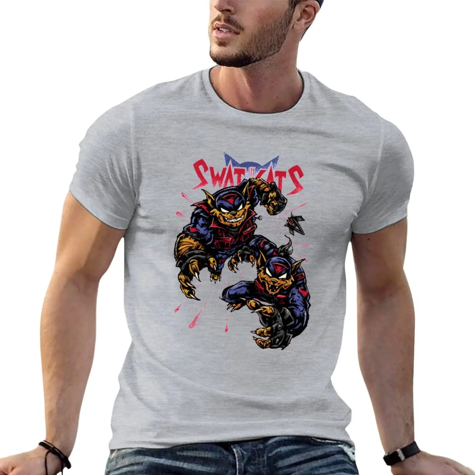 

New Swat Kats T-Shirt aesthetic clothes sweat shirt cute tops mens t shirts casual stylish