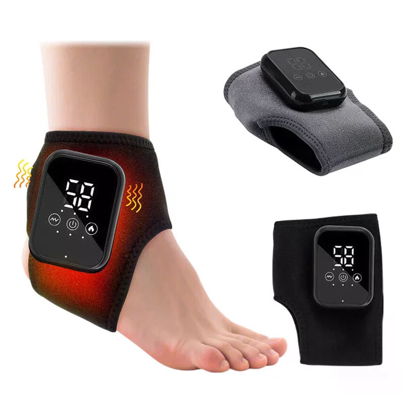 

Foot Triple Method Massager, 3-in-1 Heated Foot & Ankle Wrap With Vibration And Compression