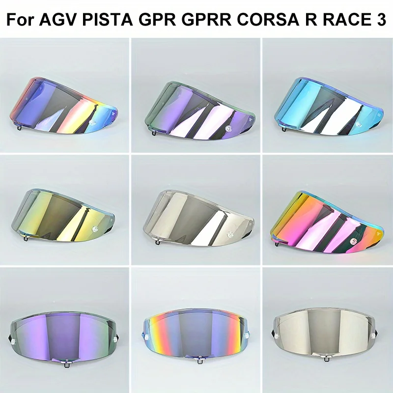 

For AGV PISTA GPR GPRR CORSA R RACE 3 Motorcycle Helmet Visor Lens Shield Windshield Casco Moto Motorcycle Accessories