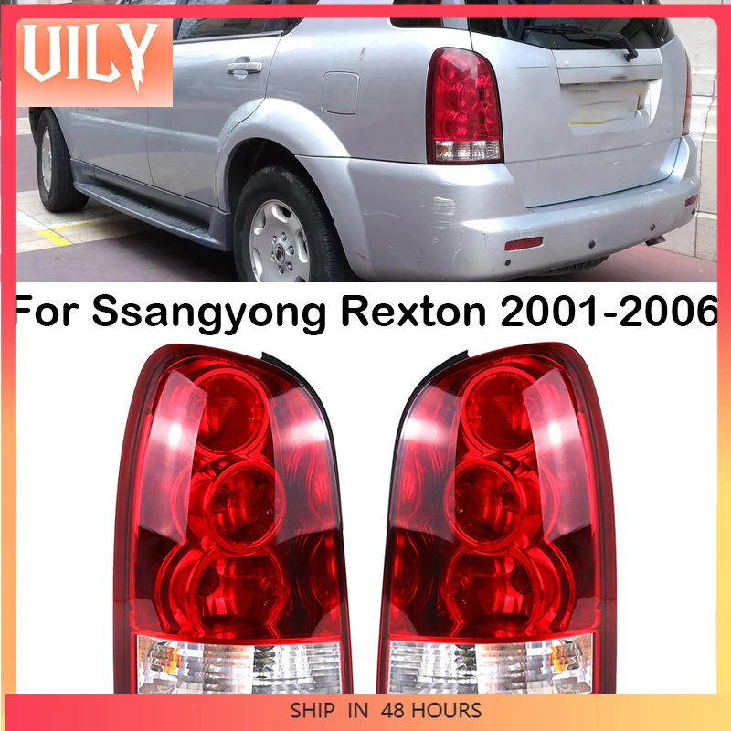 Для Ssangyong Rexton 2001 2002 2003 2004 2005 2006, задний фонарь автомобиля, стоп-сигнал, указатель поворота 8360108501 8360208501