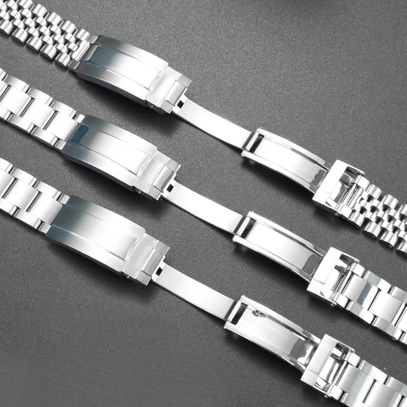 Stainless steel watch strap for Seiko No. 5 watch Sxns80 Snxs79 Snxs79k Snxs77 Snxs73 series arc mouth metal watchband 19mm