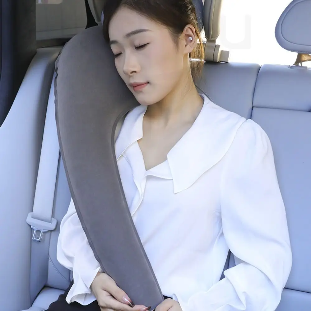 PVC Travel Inflatable Pillow Foldable Ergonomic Side Sleeping Pillow Save Space Lightweight Neck Pillow High Speed Trains