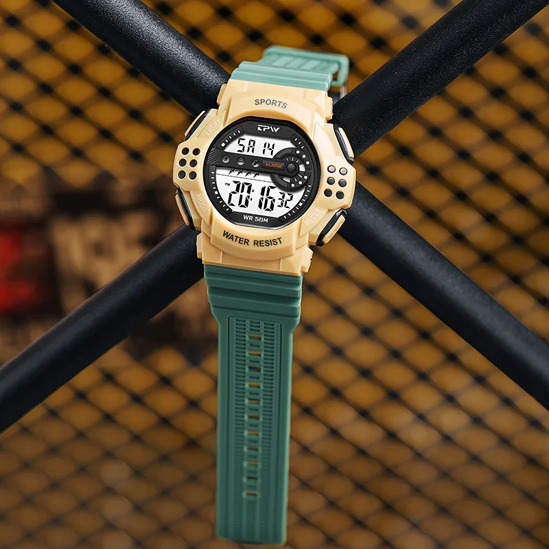 Season Clearance 70% Off Sports Electronic Watch Cool Luminous Calendar Alarm Digital Wrist Watch Unisex Student Men Women Sport