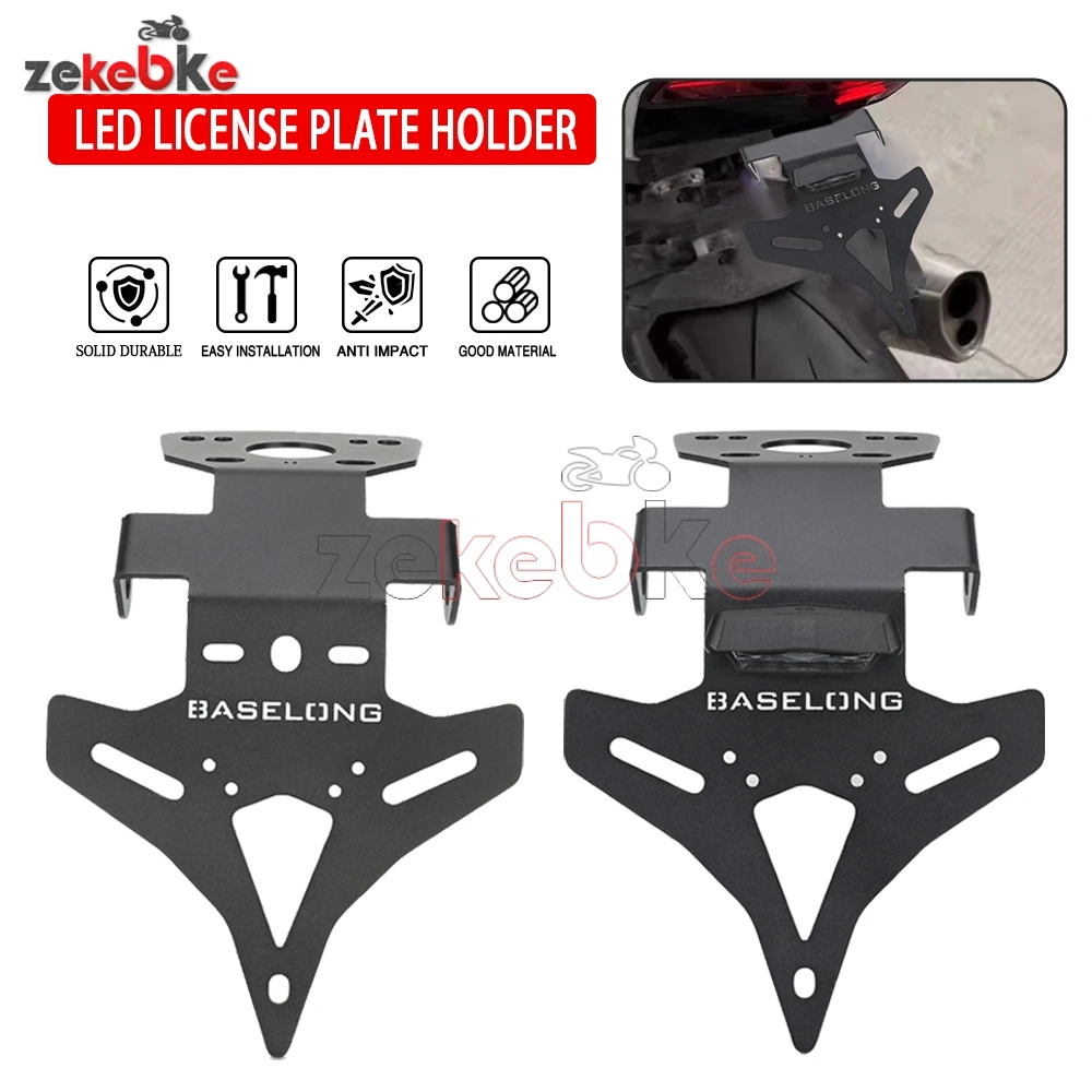 FOR ZXMOTO 820RR 2026-2028 Motorcycle Rear Tail Tidy Fender Eliminator Kit License Plate Holder LED Light 500RR 2025-2026-2027