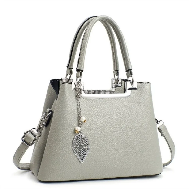 

Женская элегантная и простая винтажная сумка через плечо из качественной кожи для модного использования