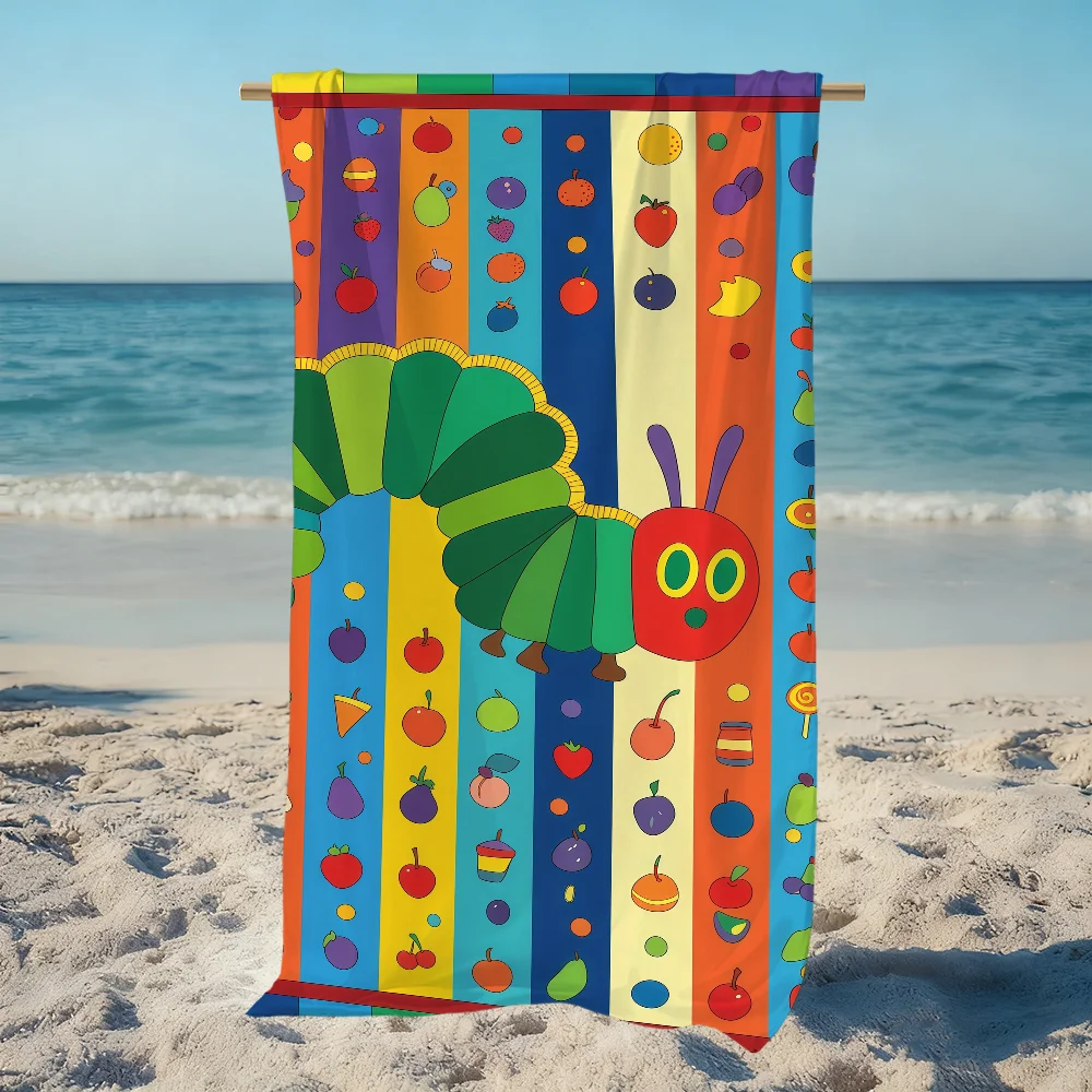Cute C-Caterpillar-R Cartoon T - огляд і ціна Beach Towel Large