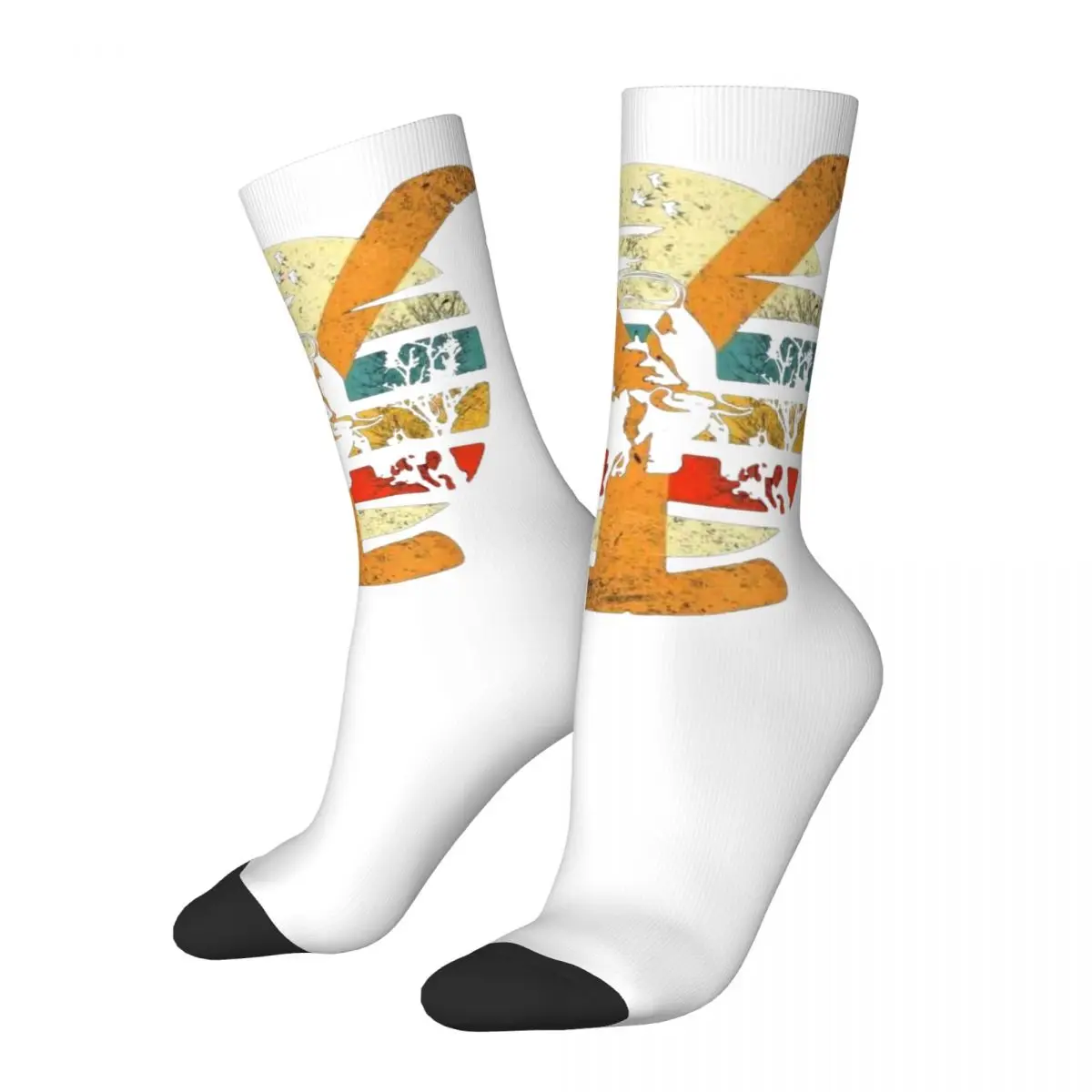 Cowboy Et De Yellowstone Dutton Ranch Unisex Socks,Windproof 3D Print Happy Socks Street Style Crazy Sock