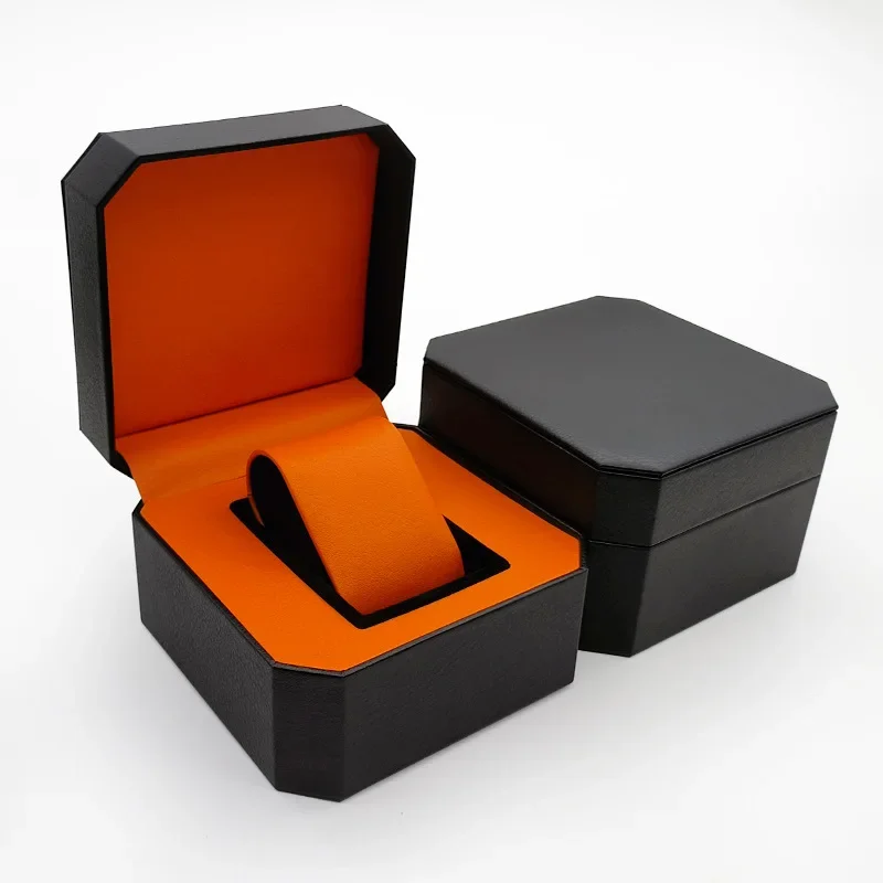 Vintage PU Watch Case Leather Watch Storage Box Stylish Watch Container Watch Display Box PU Material for Outdoor Travel