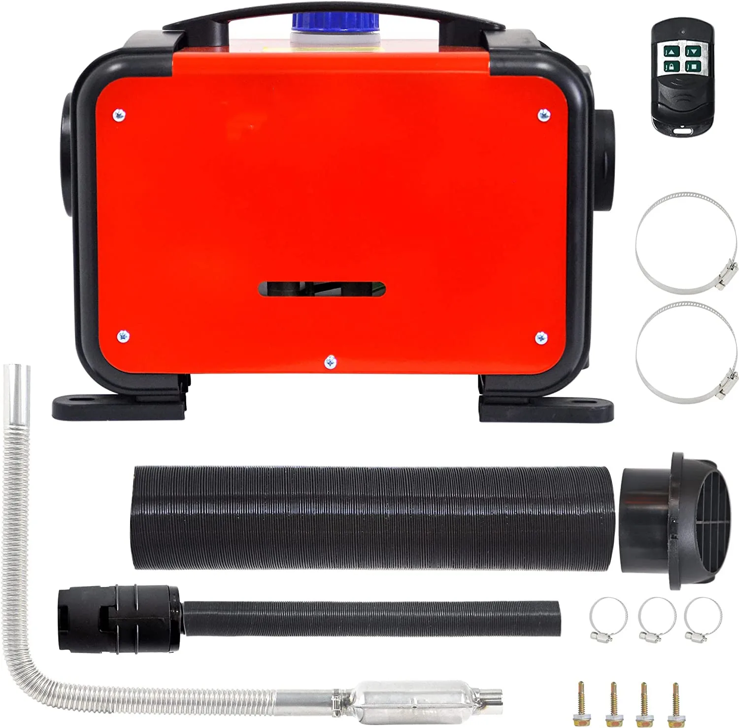 Universal 2KW/5KW Diesel Parking Heater - 12V/24V Portable Air Heater for Trucks, Cars, Boats & Caravans, Heavy-Duty Winter