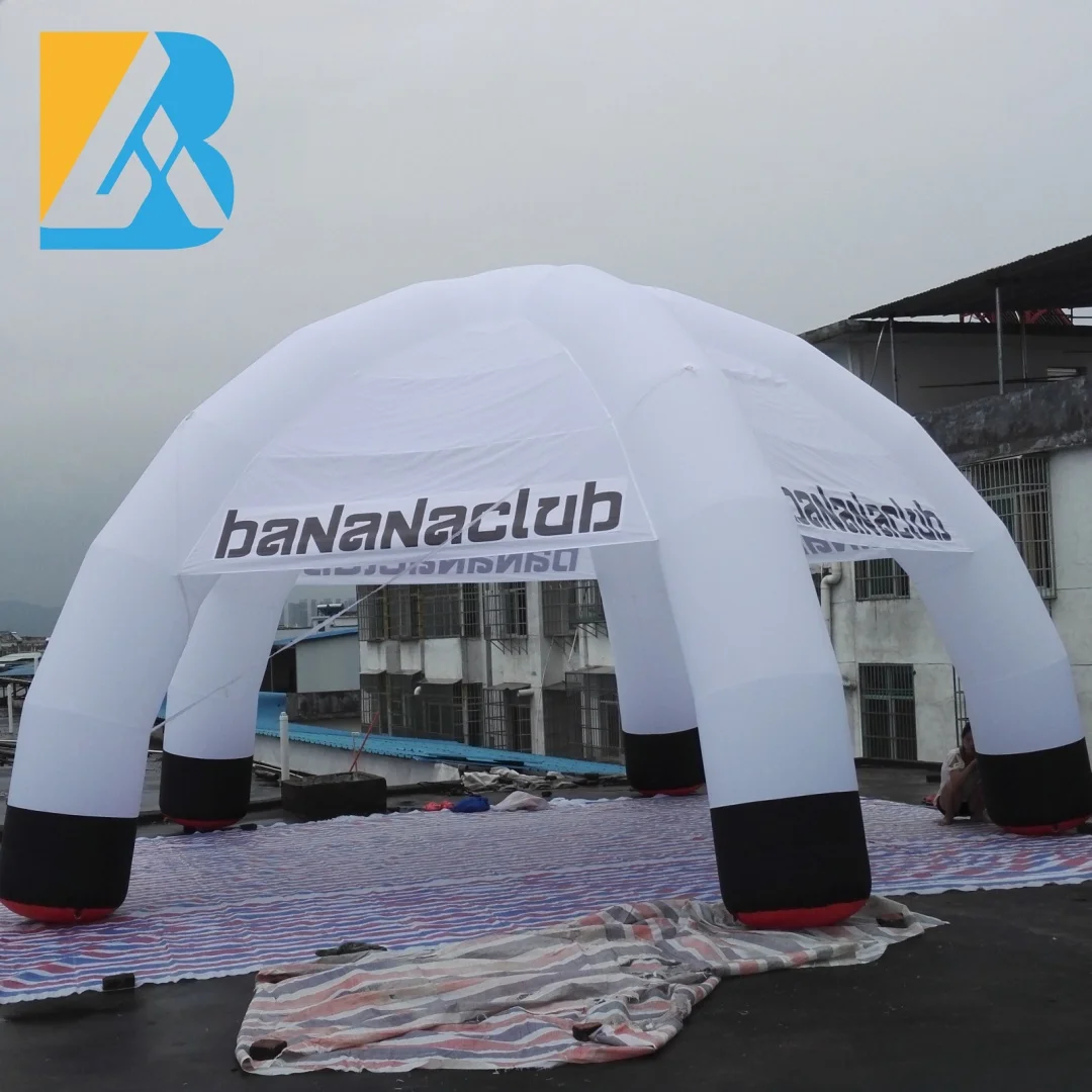 Op maat gemaakte opblaasbare displaytent Opblaasbaar evenementenpaviljoen voor reclameactiespeelgoed