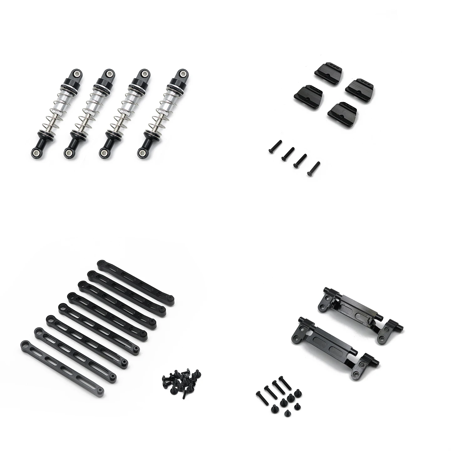 MN78 MN168 MN300 รถบังคับวิทยุ อุปกรณ์ตกแต่งโลหะ ชุดดัดแปลง โช้คอัพไฮดรอลิก ขายึด คันเชื่อมต่อ ชุดเกียร์พวงมาลัย