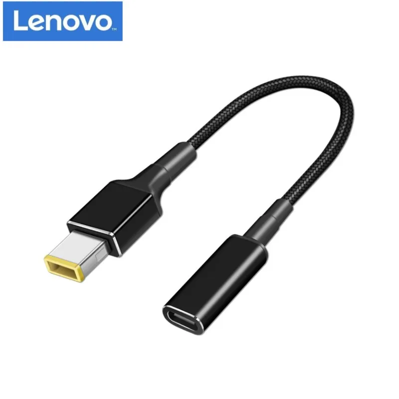 

Lenovo PD100W lure short line is suitable for Lenovo laptop charging line typec to DC transfer support fast charge output 5A20V