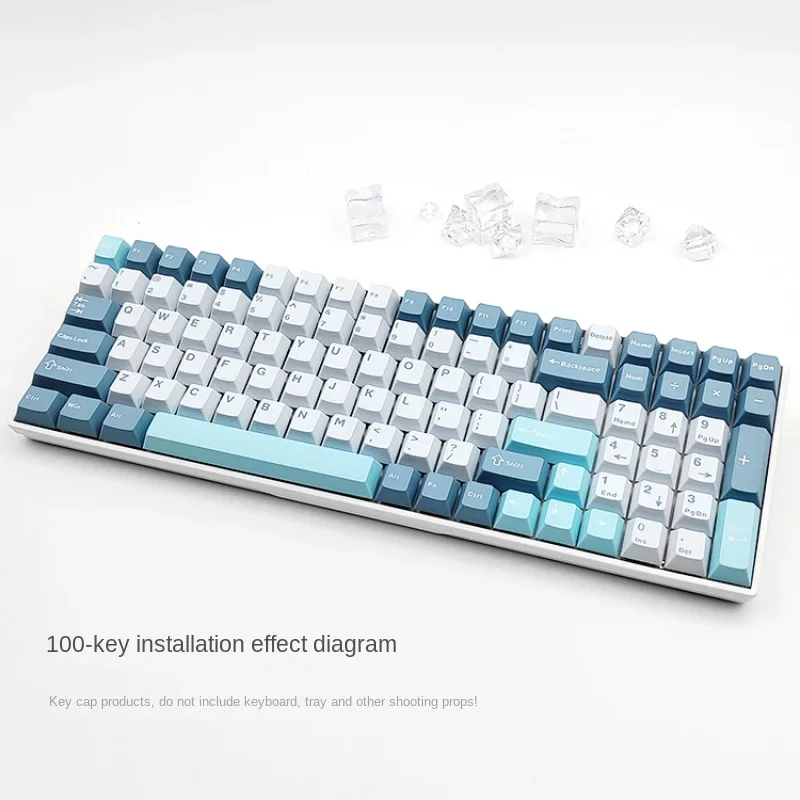 GMK67 GMK87 126 Keys PBT Cherry Keycaps GMK Keycap Double Shot Mechanical Game Keyboard Wireless for MX Switch Keycap