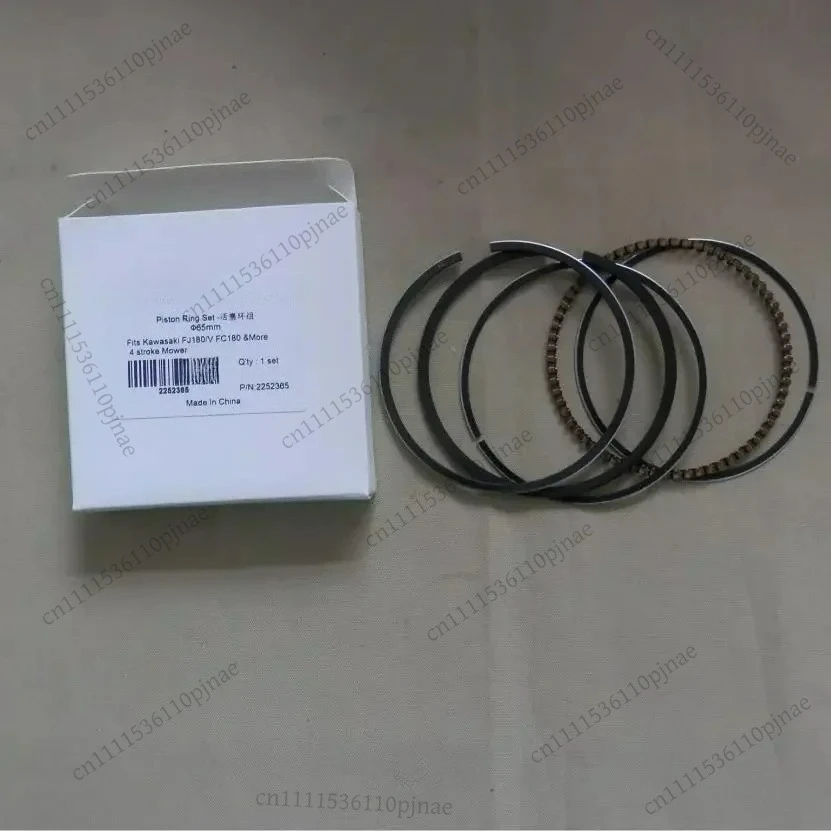 Juego de Anillos de Pistón FJ180 de 65 mm para MTD Kawasaki FJ180V FC180, 4 Tiempos, 179 cc, 4.5 HP, KAAZ, Cilindro, Bloque de Aceite, Compresión