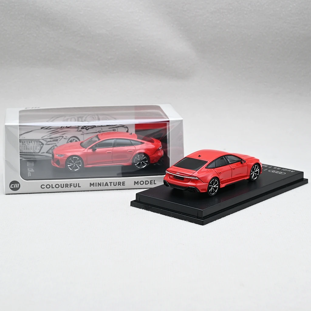 CMModel 1/64  RS7 Sportback 2022 Diecast AutoModel Red